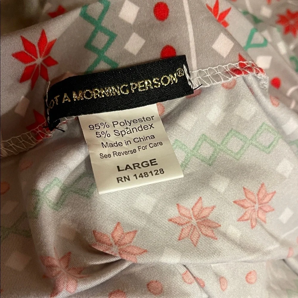 Cozy Gray and Red Women's Pajama Set - Picture 12 of 13